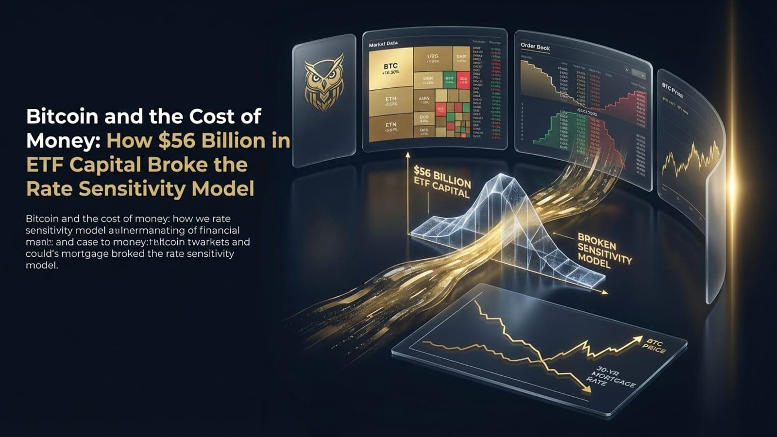 Feature image for Bitcoin and the Cost of Money: How $56 Billion in ETF Capital Broke the Rate Sensitivity Model