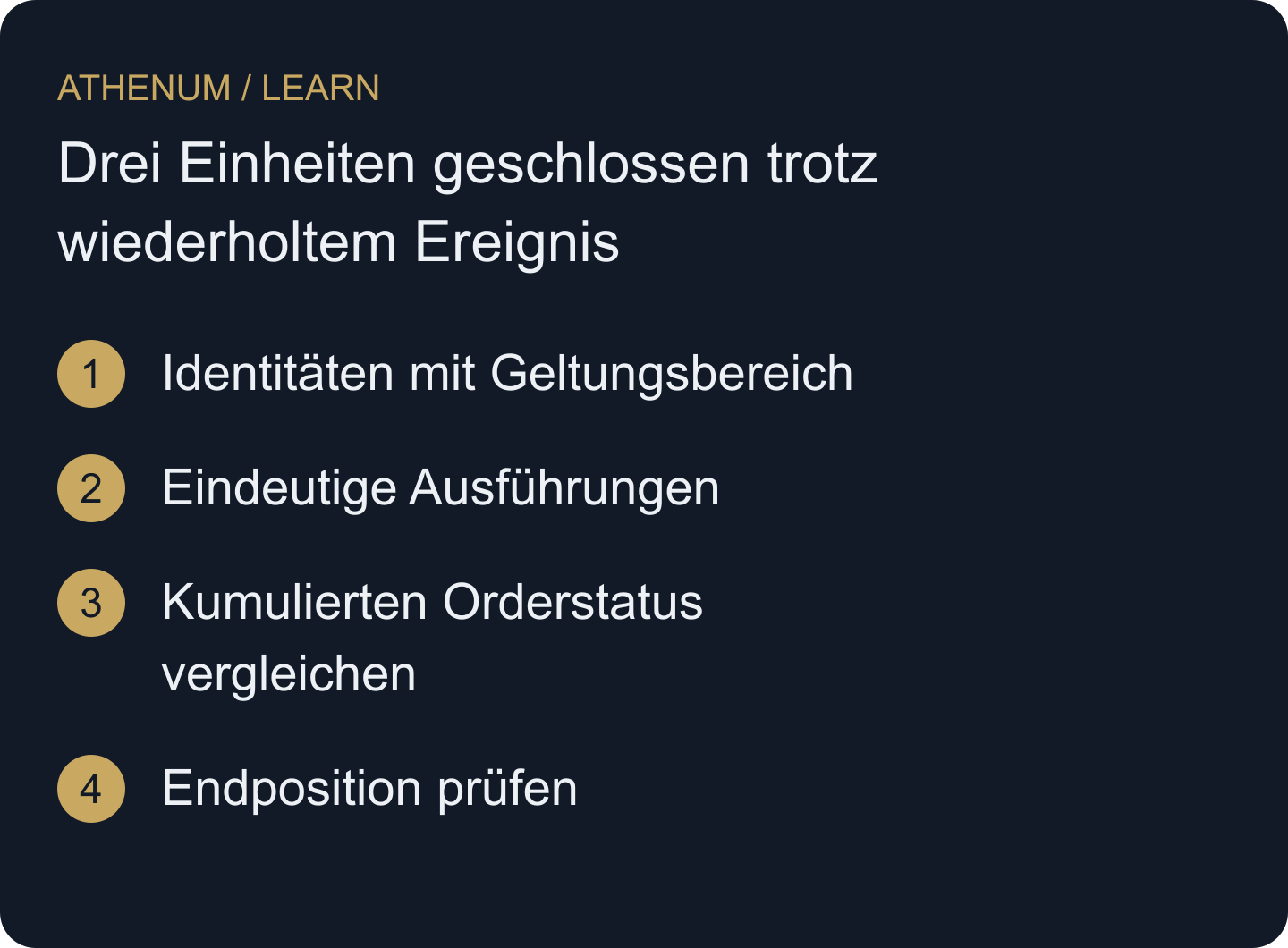 Unterschiedliche Nachweise abgleichen, ohne Benachrichtigungen als Geschäfte zu verbuchen.