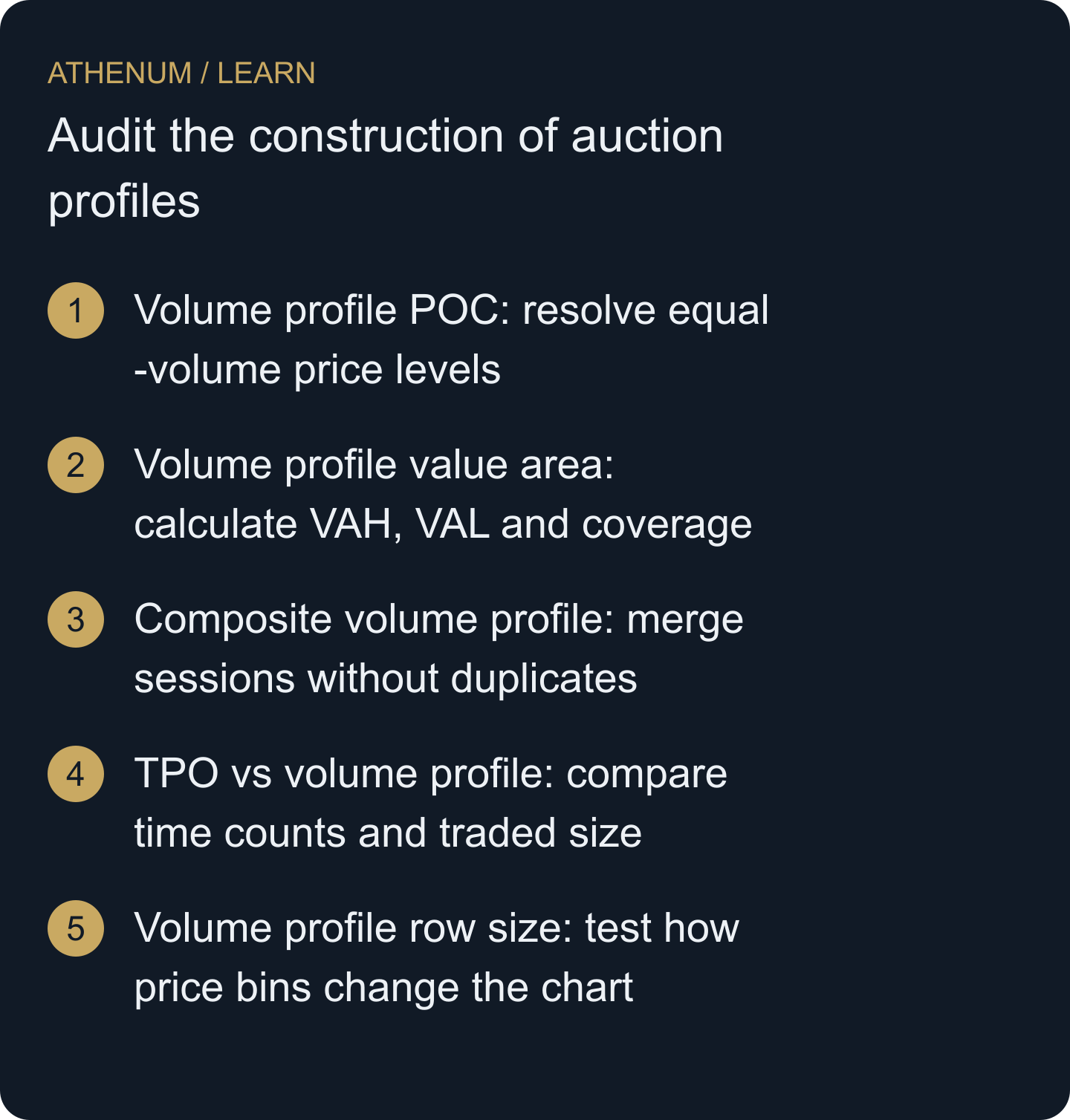 Explain why a profile level changes by checking its population and calculation rules before assigning a trading narrative.