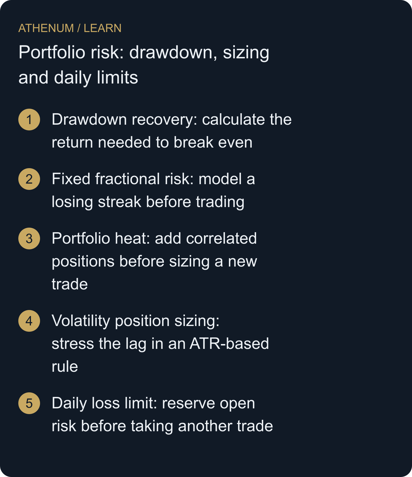 Calculate what a new trade adds to account risk and identify where stop plans, historical estimates and accounting conventions can fail.