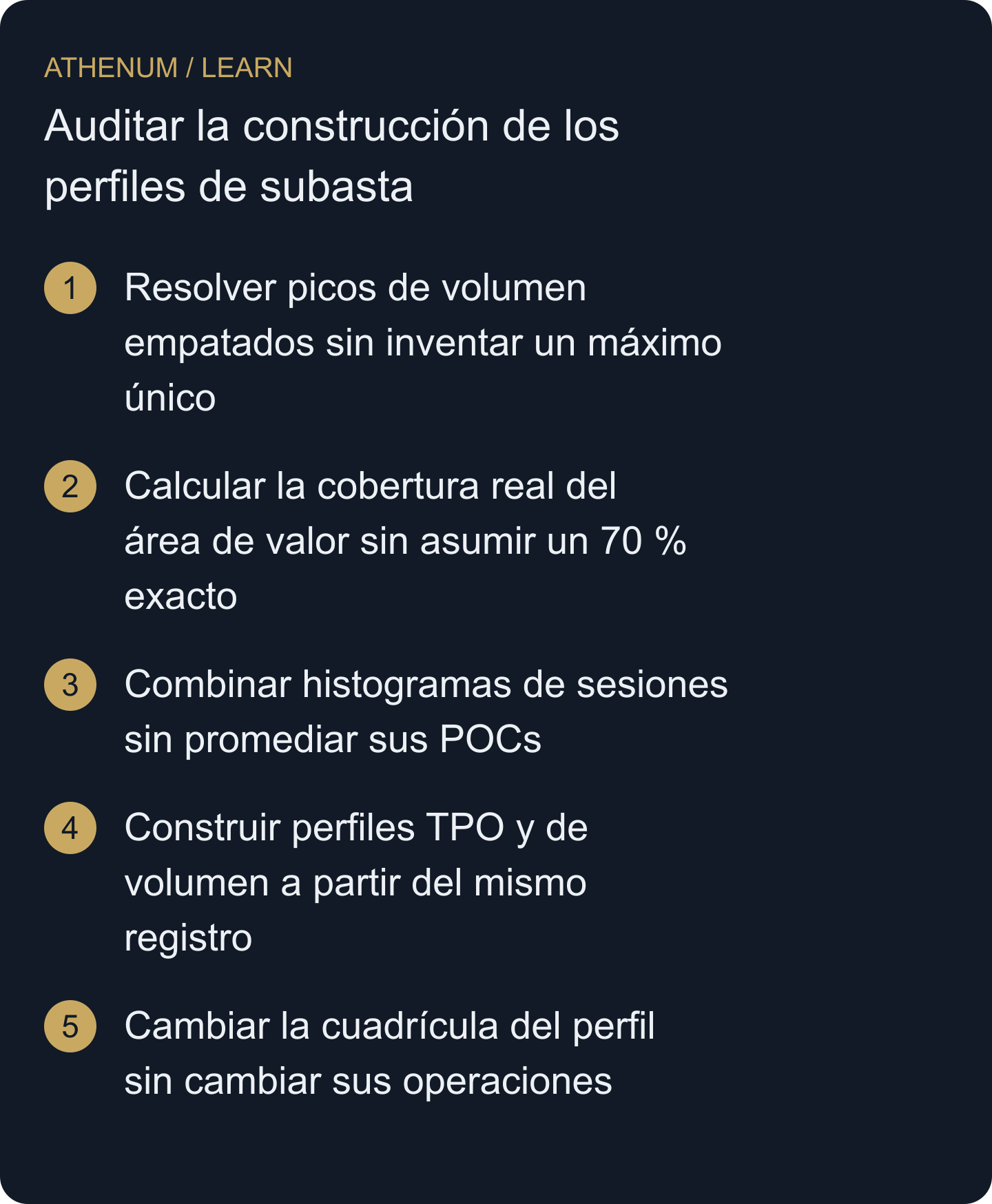 Explicar por qué cambia un nivel del perfil comprobando su muestra y sus reglas de cálculo antes de atribuirle una interpretación de mercado.