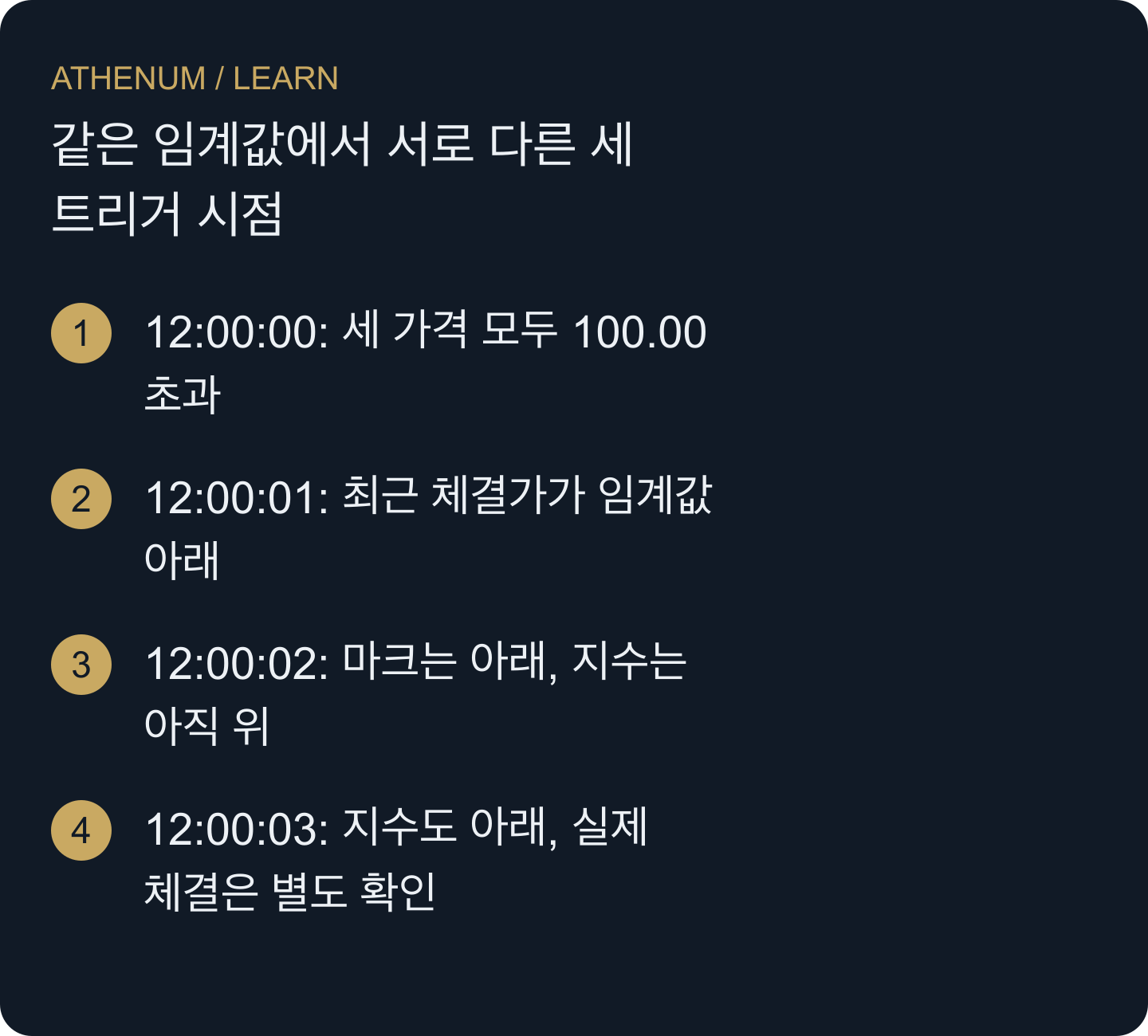 100.00 USDT의 가상 대체 매도 스톱입니다. 각 기준이 다른 시점에 임계값을 통과합니다. 실제 체결 가격을 뜻하지는 않습니다.