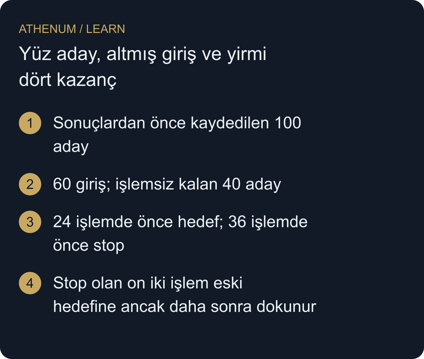 Tamamen uydurma olay kaydı. Sonraki hedef teması, stop ile kapanmış bir pozisyonun sonucunu değiştirmez.