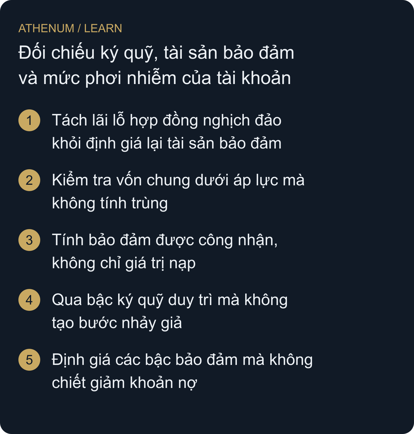 Lập bảng đối chiếu tài khoản với đơn vị nhất quán, xác định giả định của kết quả và giải thích vì sao đây không phải dự báo thanh lý theo thời gian thực.