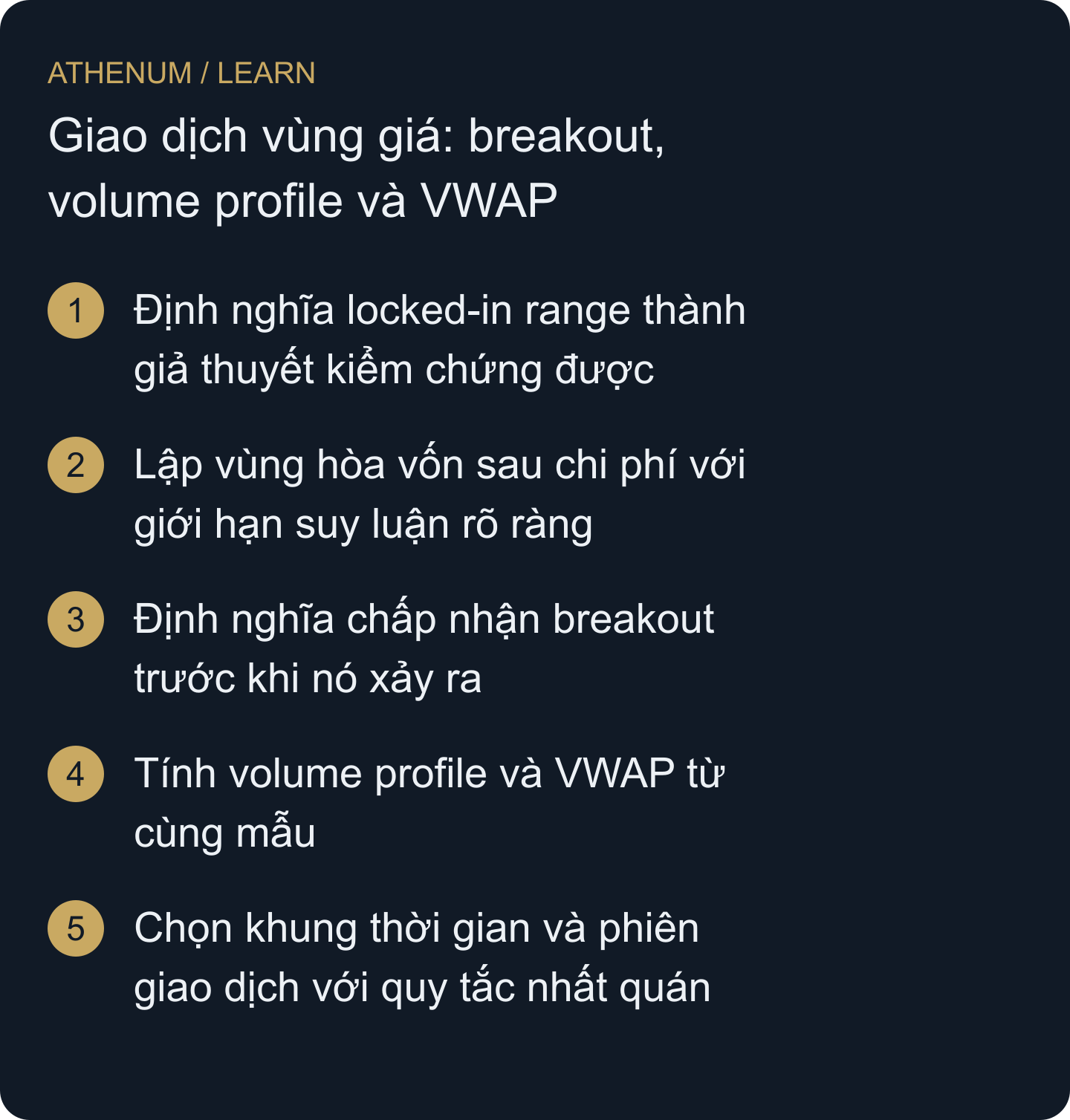 Xây dựng nghiên cứu vùng giá mà người khác có thể thực hiện lại khi chưa biết kết quả sau đó.